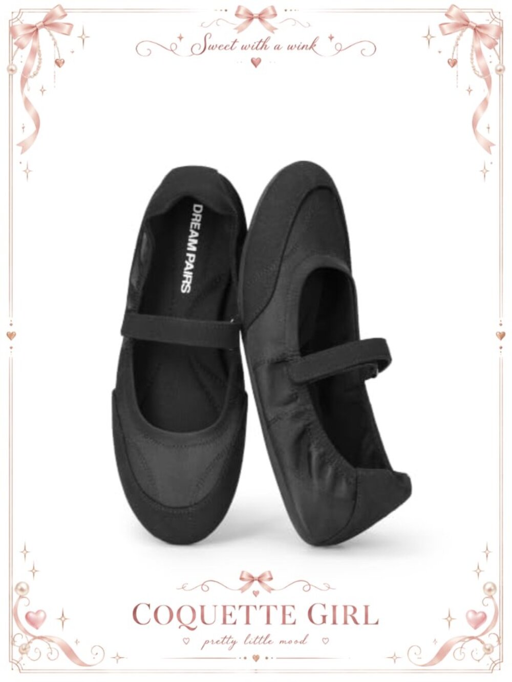 Mary Jane Ballet Flats Memory Foam Casual Comfort Shoes